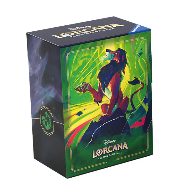 Lorcana: Azurite Sea - Deck Box - Scar, Vengeful Lion