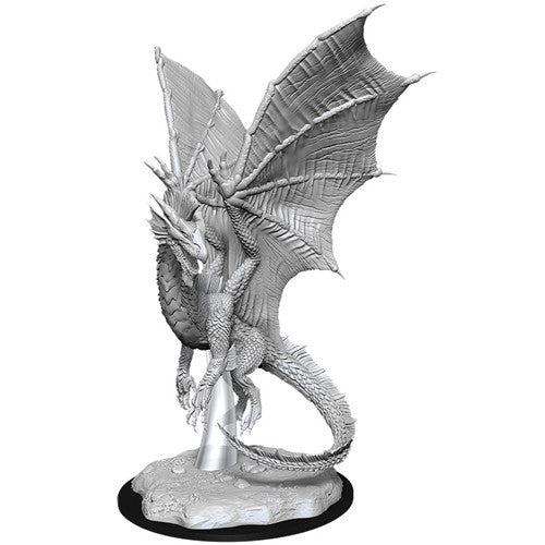 Nolzur's Marvelous Unpainted Miniatures - W11 Young Silver Dragon