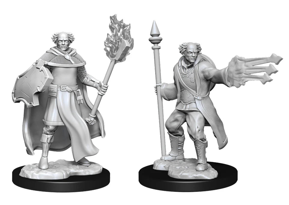 D&D Nolzur's Marvelous Miniatures: Unpainted Minis- Wave 13- Multiclass Cleric + Wizard Male