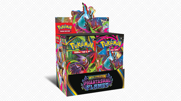 Pokémon TCG: Mega Evolution Phantasmal Flames Booster Display
