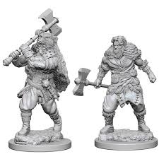 Dungeons & Dragons: Nolzur's Marvelous Unpainted Miniatures - W01 Human Male Barbian