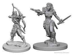 Dungeons & Dragons: Nolzur's Marvelous Unpainted Miniatures - W01 Elf Female Ranger