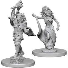 Dungeons & Dragons; Nolzur's Marvelous Unpainted Miniatures - W04 Medusas