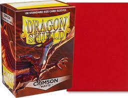 Dragon Shield Sleeves: Standard Matte Crimson (100 ct.)