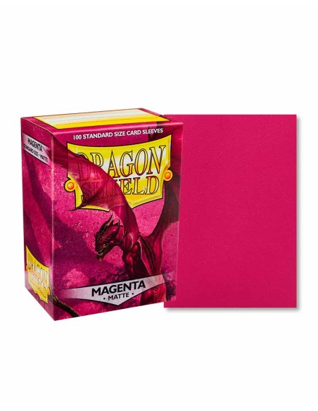 Dragon Shield Sleeves: Standard Matte Magenta