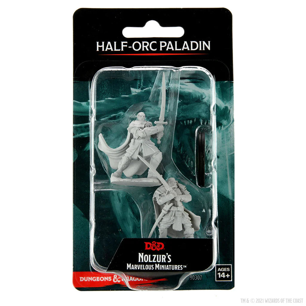 D&D Nolzur's Marvelous Miniatures: Half-Orc Paladin Male
