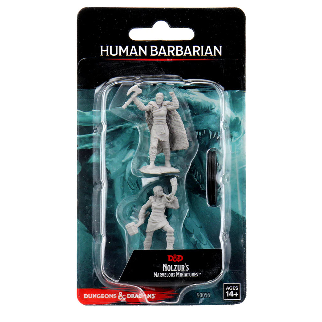 Dungeons & Dragons: Nolzur's Marvelous Unpainted Miniatures - Human Female Barbian