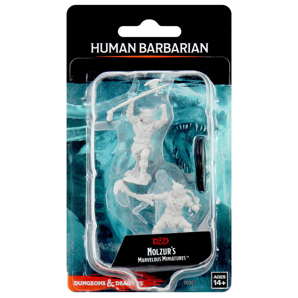 Dungeons & Dragons: Nolzur's Marvelous Unpainted Miniatures - Human Male Barbian