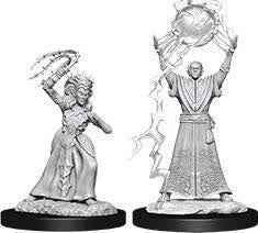 D&D Nolzur’s Marvelous Unpainted Miniatures – Drow Mage & Drow Priestess