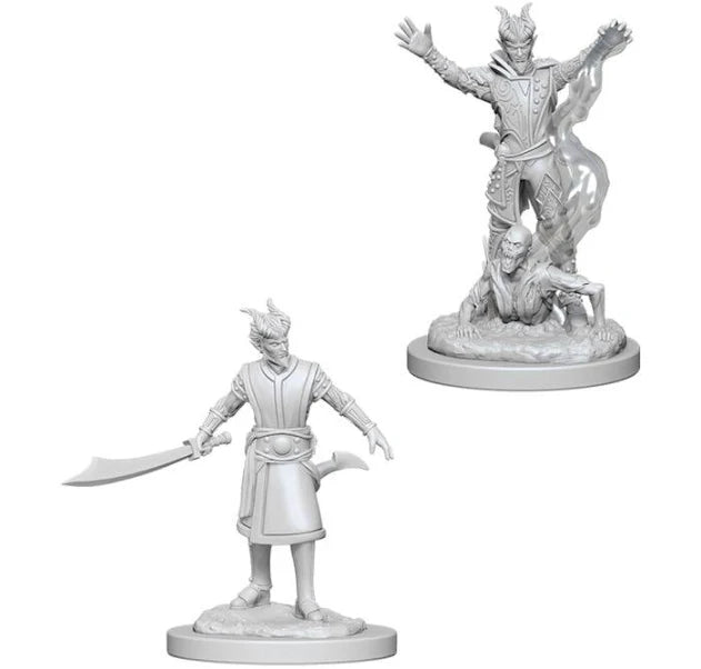 D&D Nolzur’s Marvelous Unpainted Miniatures – Tiefling Male Warlock