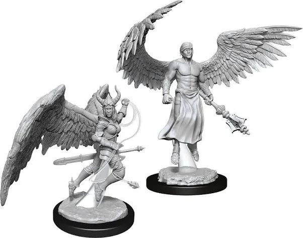 D&D Nolzur’s Marvelous Unpainted Miniatures – Deva & Erinyes