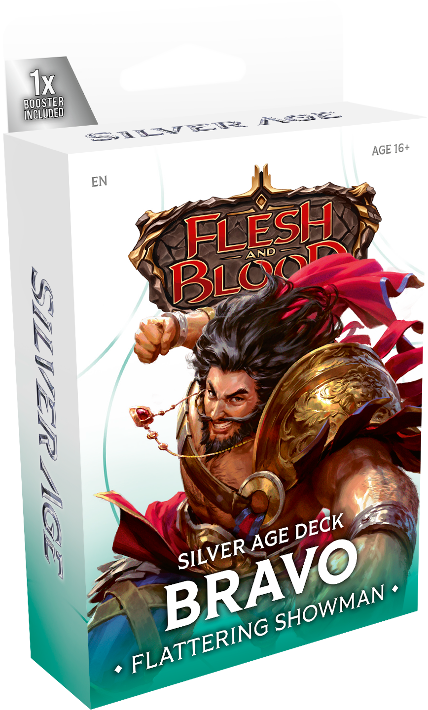 *PREORDER* Flesh & Blood TCG: Silver Age Chapter 1 Deck - Bravo *RELEASE 2/13*