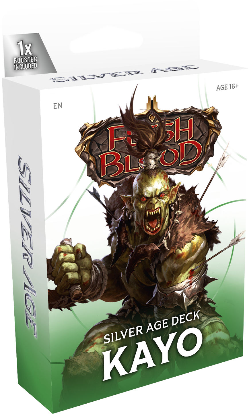 *PREORDER* Flesh & Blood TCG: Silver Age Chapter 1 Deck - Kayo *RELEASE 2/13*