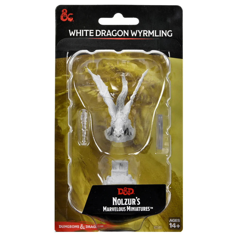 D&D Nolzur's Marvelous Miniatures - White Dragon Wyrmling