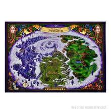 Load image into Gallery viewer, D&amp;D Icons of the Realms: The Domain of Prismeer and The Witchlight Carnival Wall Map
