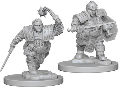 D&D Minis: Wave 2- Dwarf Female Fighter