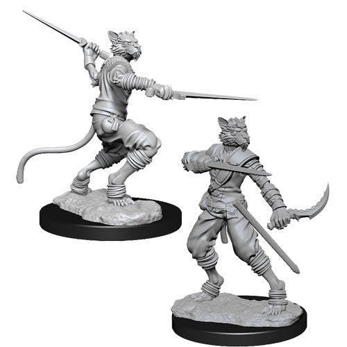 D&D Nolzur's Marvelous Miniatures: Unpainted Minis- Wave 7- Male Tabaxi Rogue